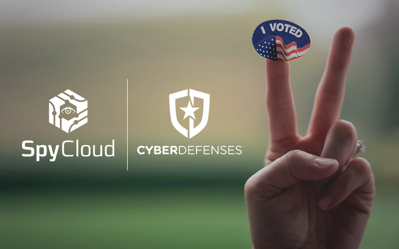 CyberDefenses SpyCloud Election Security Partnership