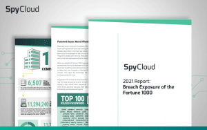 SpyCloud 2021 Report: Breach Exposure of the Fortune 1000