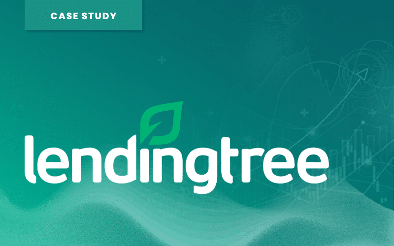 LendingTree logo on green background for SpyCloud case study