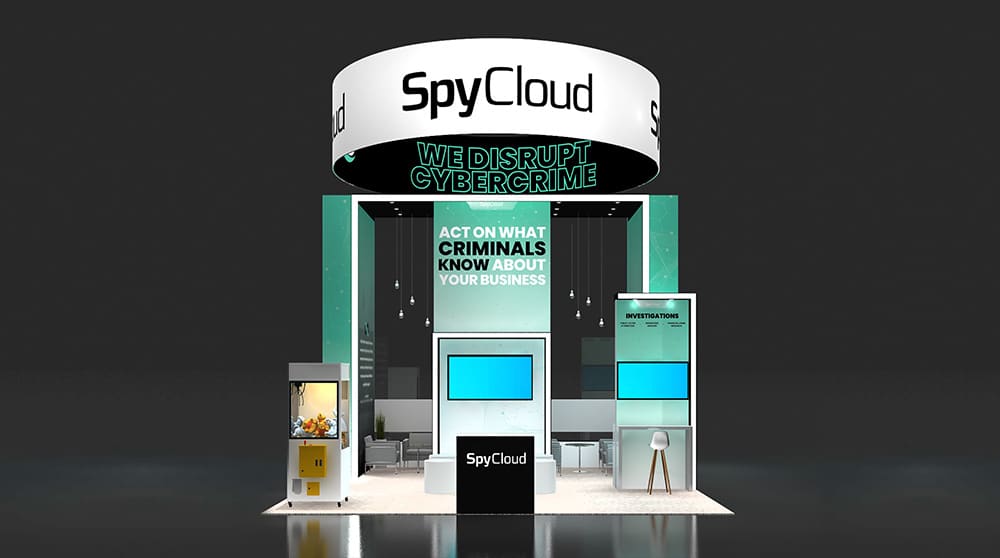 SpyCloud Event booth