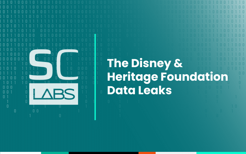 image for blog about disney and heritage foundation data leaks