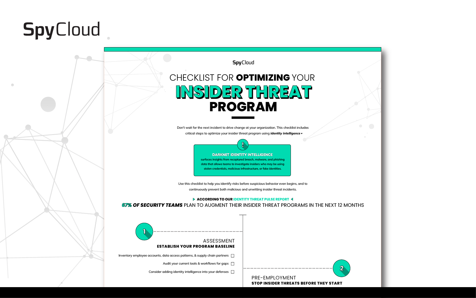 spycloud-infographic-2025-insider threat-checklist