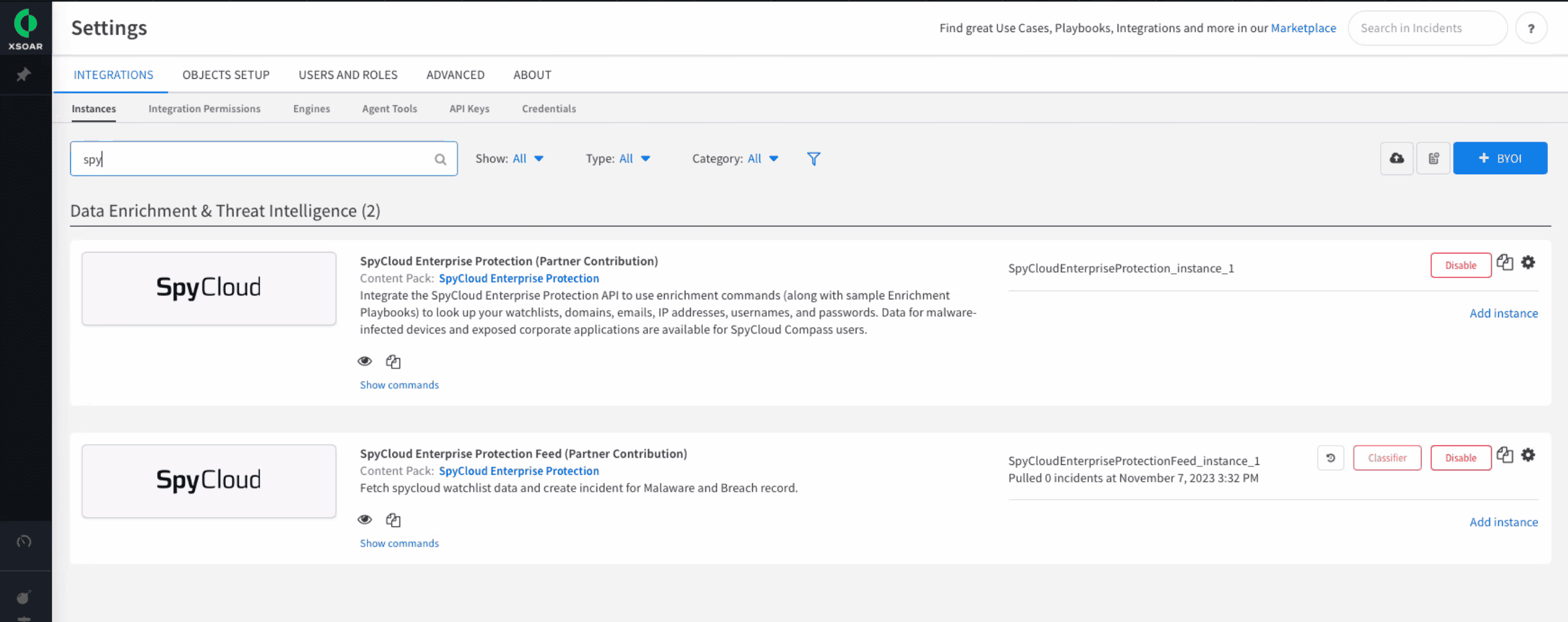 SpyCloud threat intelligence platform for breach data and cybersecurity protection.