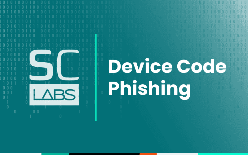 Illustration of device code phishing attack bypassing multi-factor authentication.