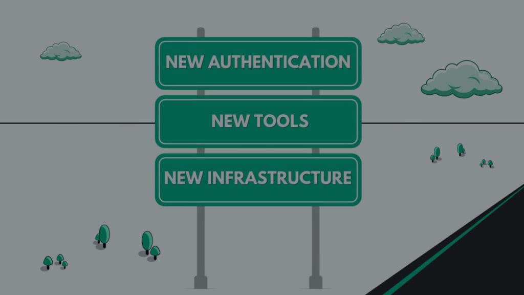 Illustration of new authentication tools and infrastructure to prevent bypass attacks.