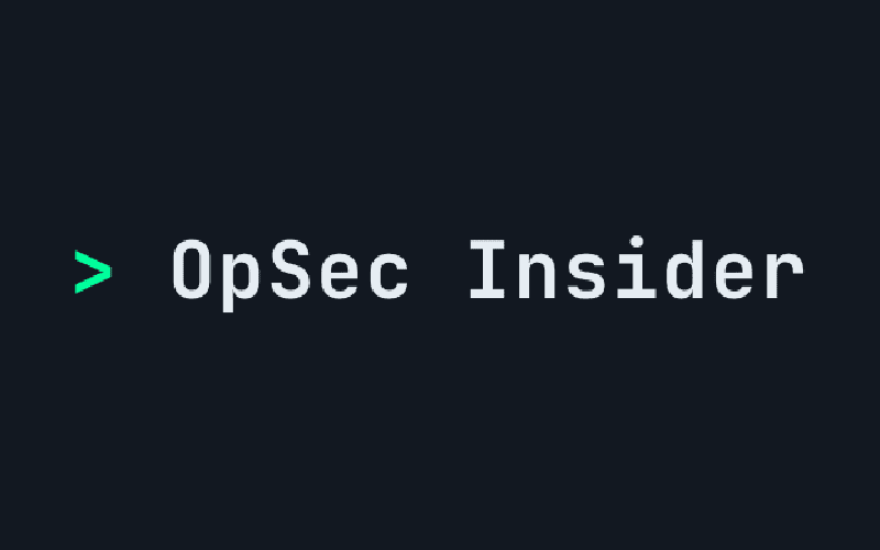 OpSec Insider cybersecurity logo on dark background.