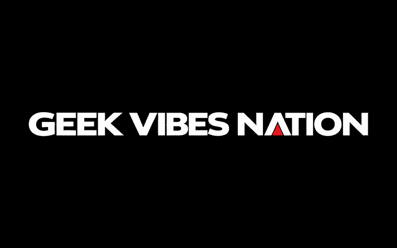 Geek Vibes Nation logo on black background.