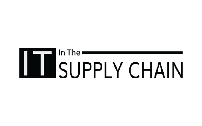 In The Supply Chain logo with black and white design.