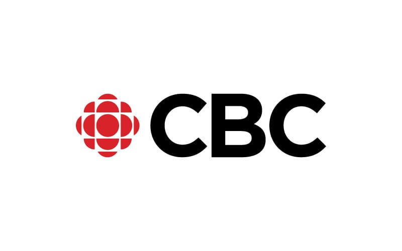Canadian Broadcasting Corporation logo for news and media.