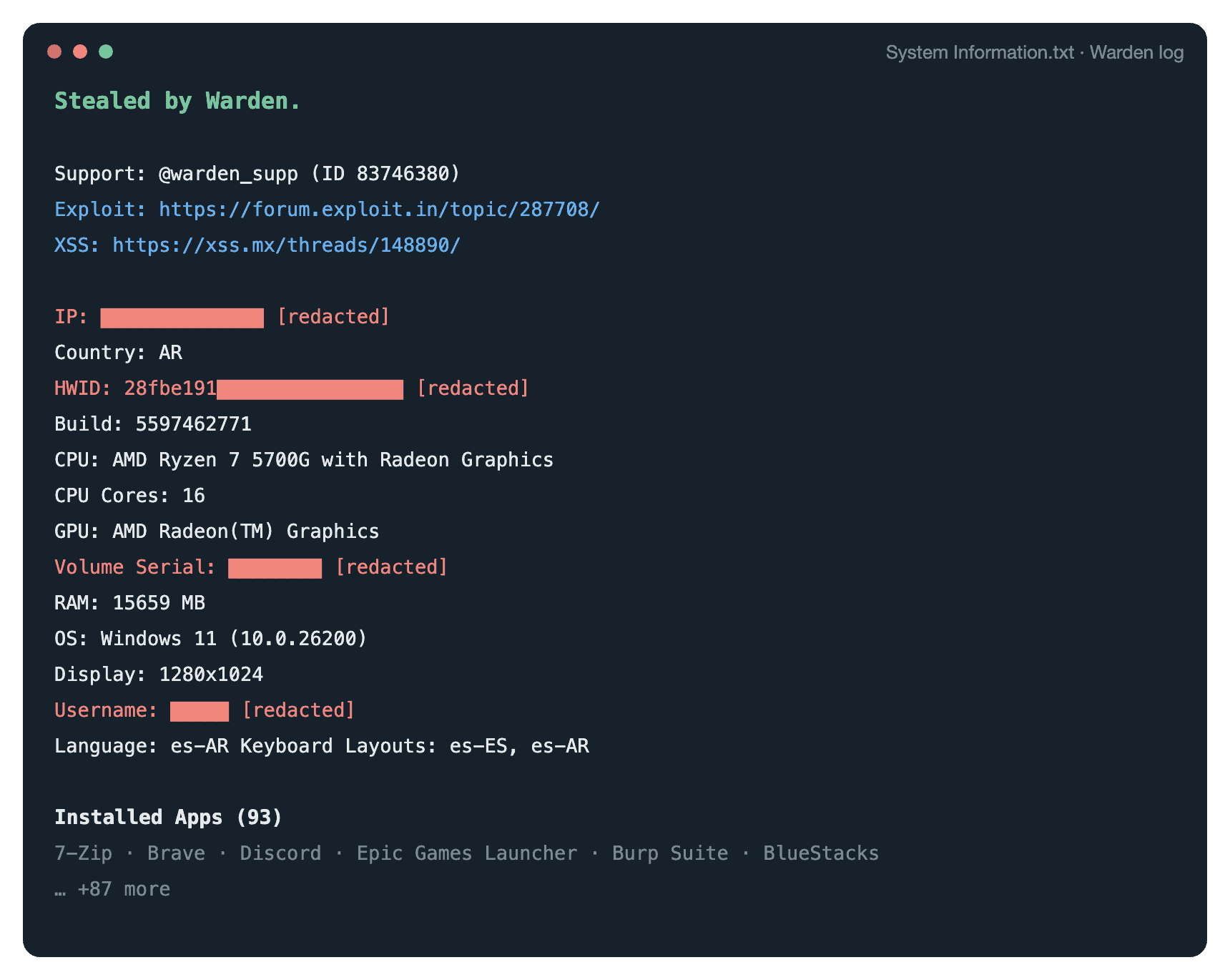SpyCloud image focusing on infostealer threat to AI tokens and configuration data.