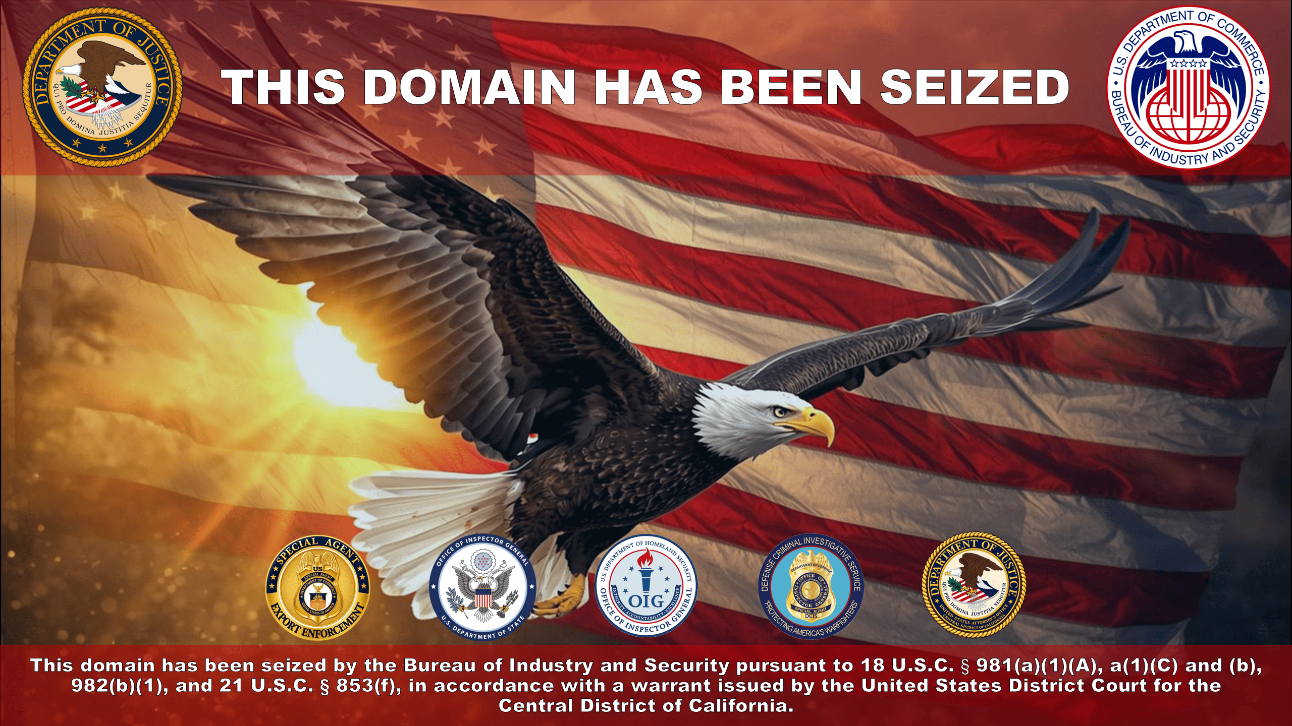 U.S. government seizes domain related to cybercrime and data breaches.